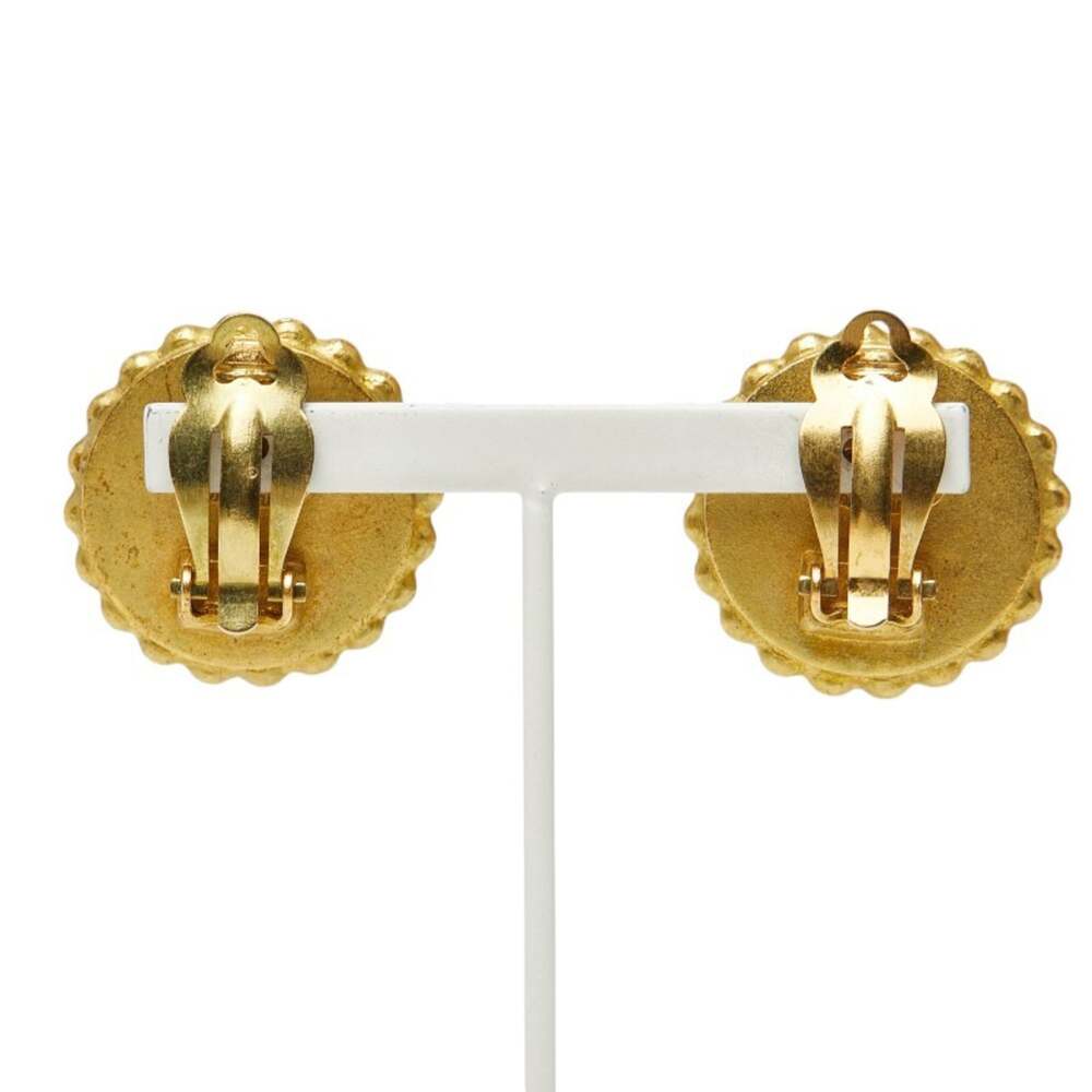 Chanel Cc Logo Clip-On Earrings Gold- #247025C70B - Picture 3 of 6
